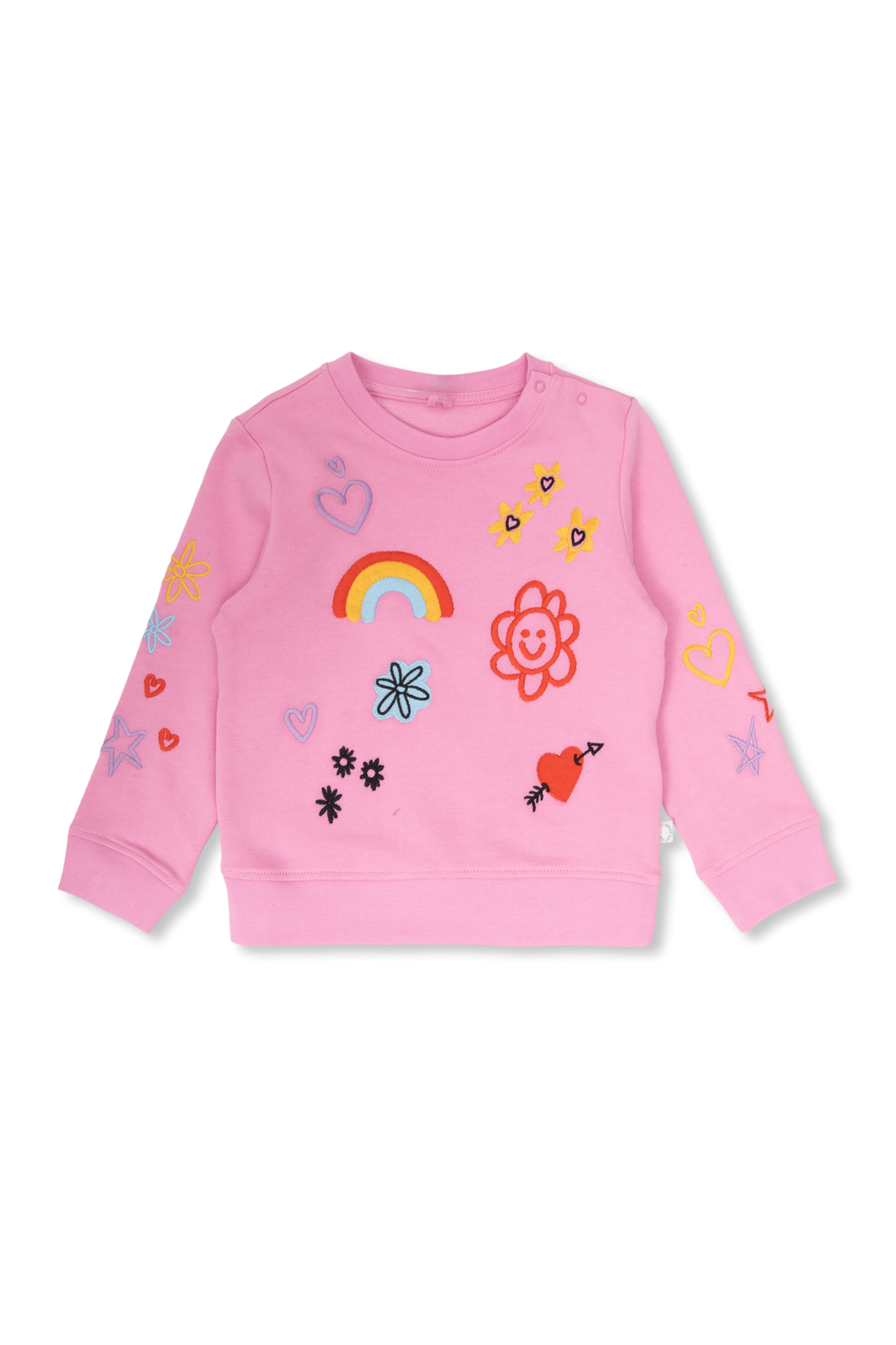 Pink Embroidered sweatshirt Stella McCartney Kids - Vitkac Canada